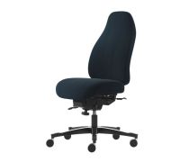 Malmstolen Classic 4000 Høj ryg, 45-56 cm, sort Select, 24 timers, alu fod